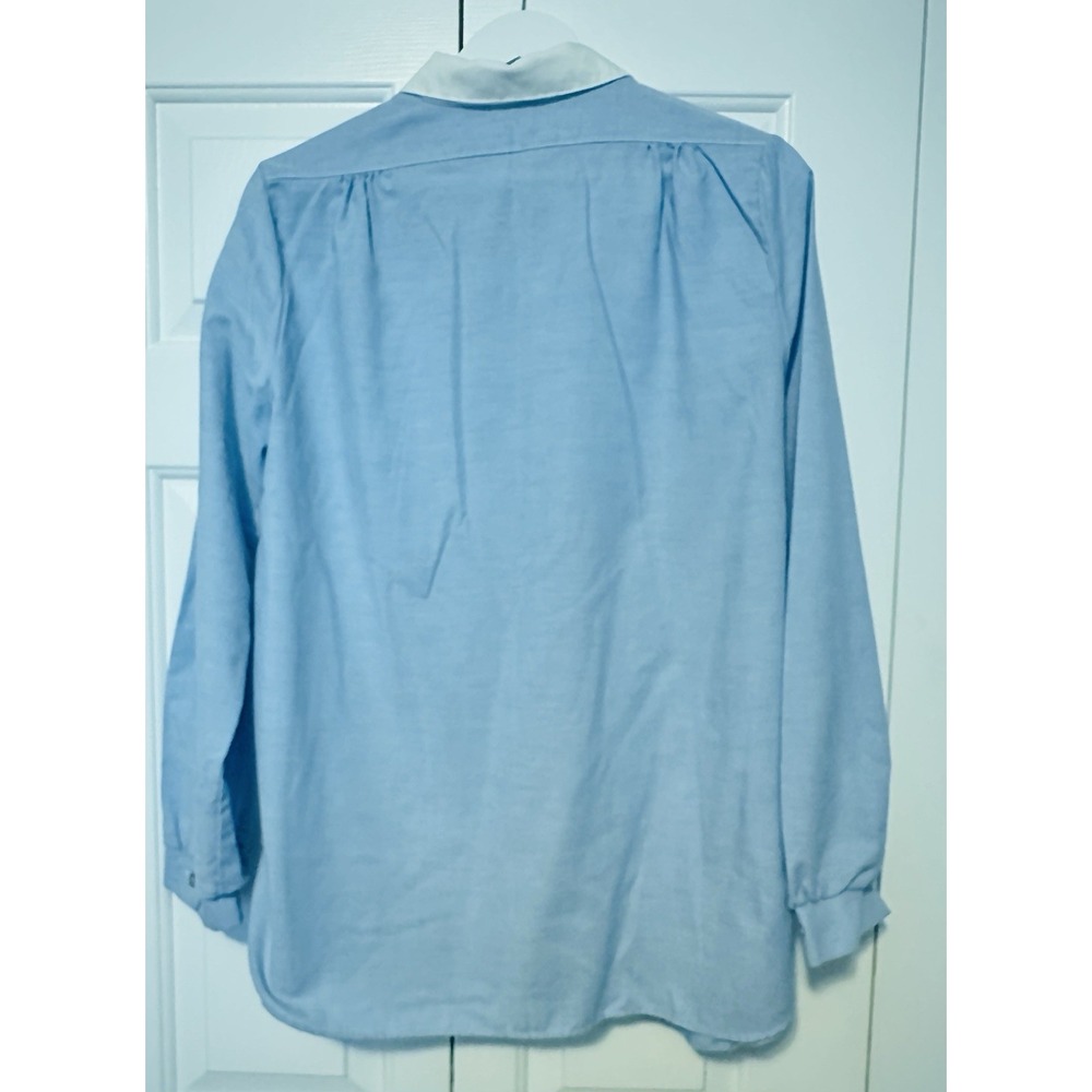Vintage Jeanette Maternities Shirt Collared Size L P1006 - Picture 9 of 10